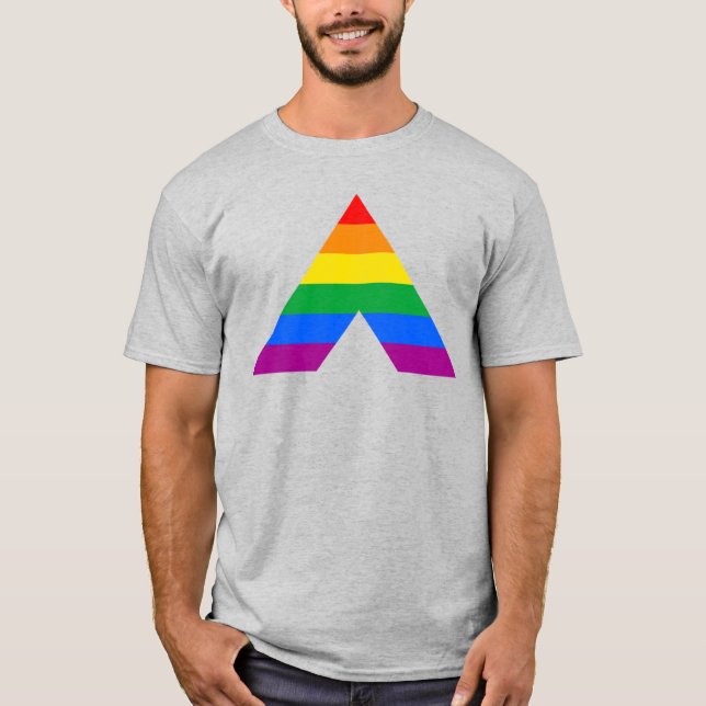 Camiseta Ally Pride A - Símbolo T-Shirt (Frente)