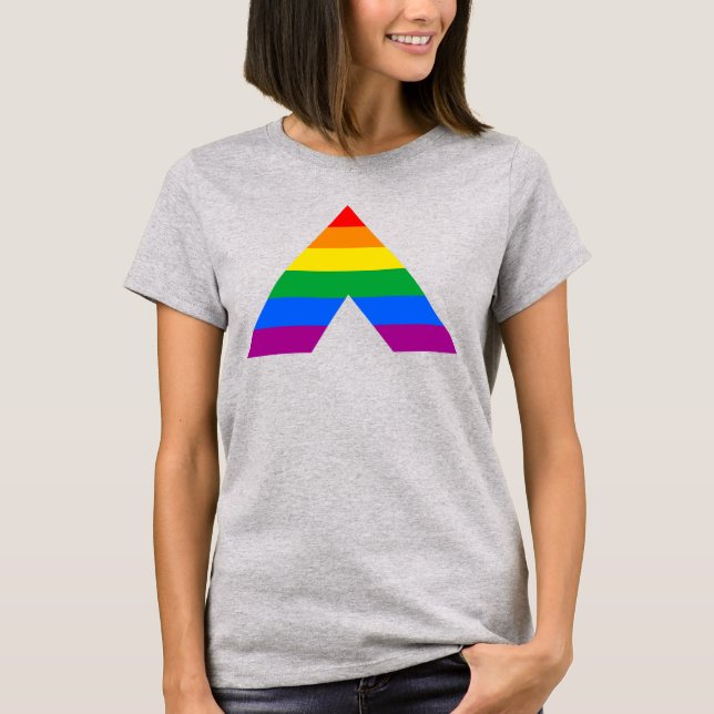 Camiseta Ally Pride A - Símbolo T-Shirt (Frente)