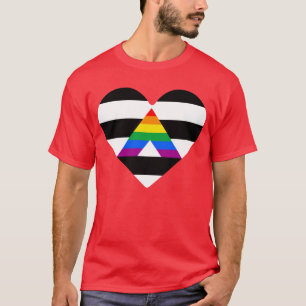 Camiseta Ally Pride Heart-Shirt