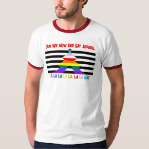 Camiseta Ally Progress Ally de Natal Mostra "Fa la ally"