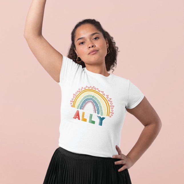 Camiseta Ally Rainbow Shirt (Criador carregado)