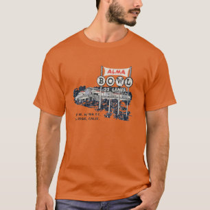 Camiseta Alma Bowl T-Shirt - San Jose, CA Retro California