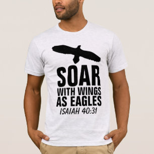 Camiseta ALMA COM ASAS ENQUANTO ÁGUAS, T-Shirts cristãs
