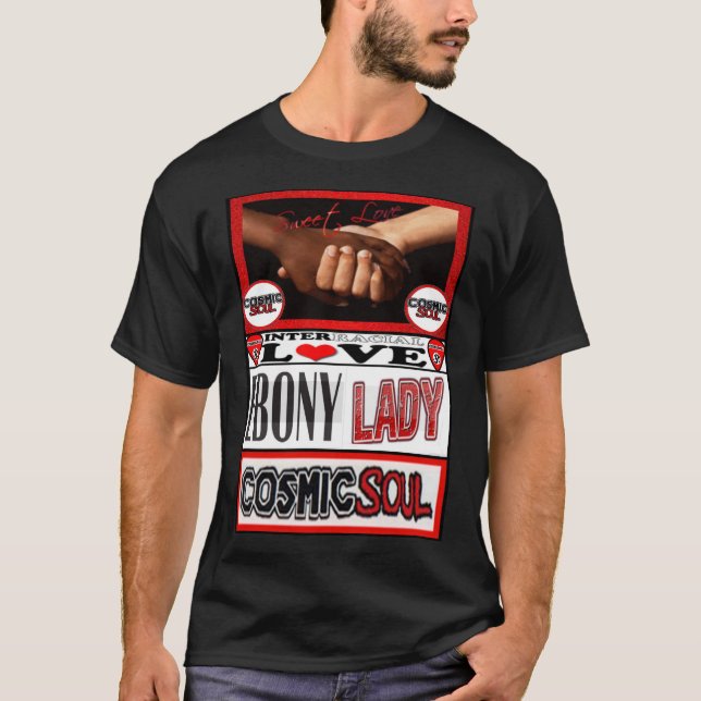 Camiseta Alma cósmica - senhora do ébano (Frente)