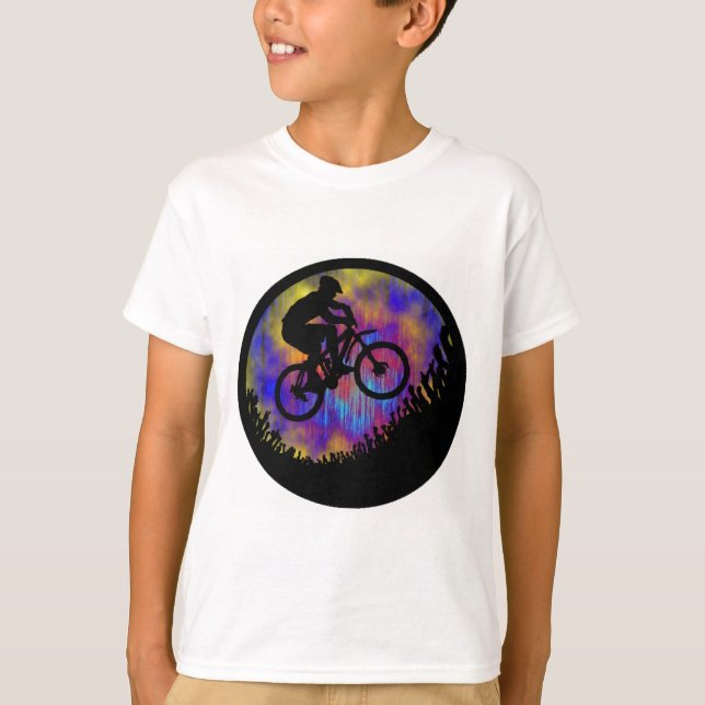 Camiseta Alma da bicicleta estacada (Frente)