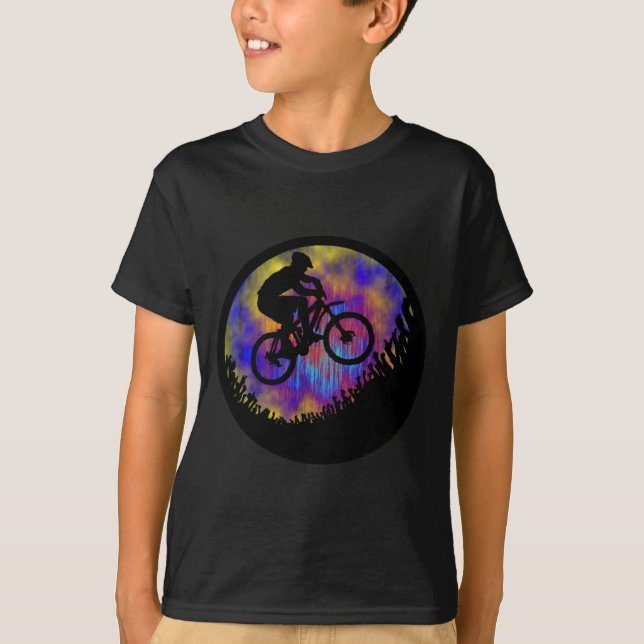 Camiseta Alma da bicicleta estacada (Frente)