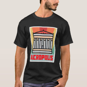 Camiseta Alma da Grécia da Cidade Grega de Atenas do Parthê