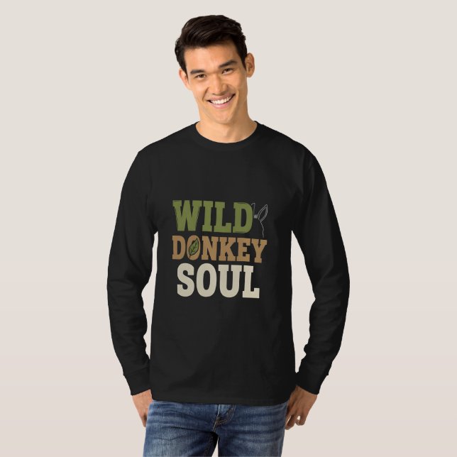 CAMISETA ALMA DE BURRO SELVAGEM (Frente Completa)