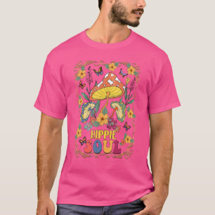 Camiseta Alma de Hippie de Hippie com Flor Trófico Brilhant