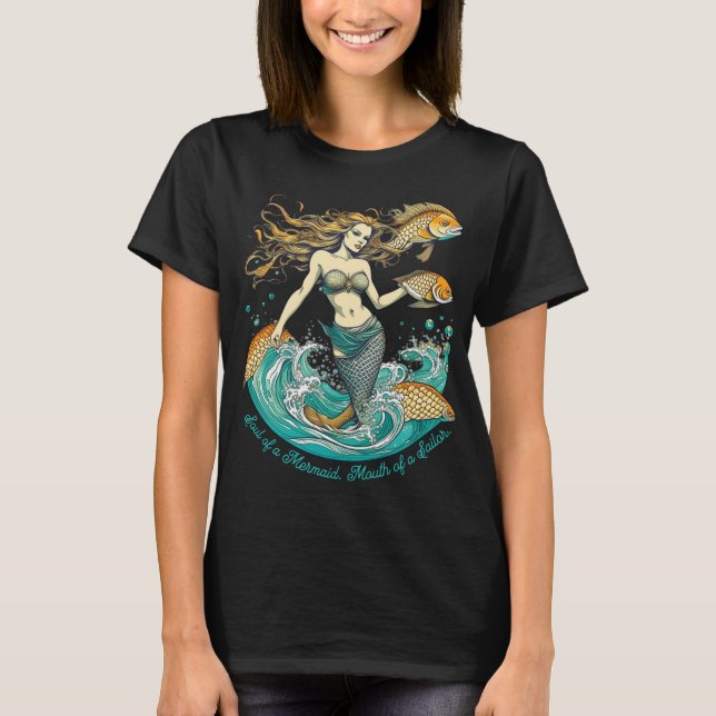 Camiseta Alma de uma Sereia (Frente)
