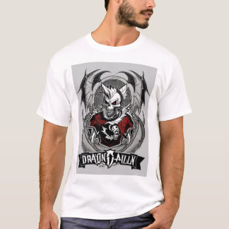 Camiseta "Alma do Dragão: Teto do Mascote do Crânio Bonito"