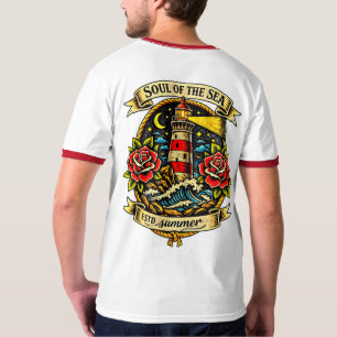 Camiseta Alma do Mar Tatuagem de Marinheiro Old School