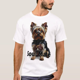 Camiseta alma gêmea Yorkie