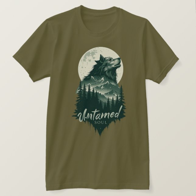 Camiseta Alma Indomada (Frente do Design)