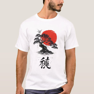 Camiseta Alma Oriental – Bonsai e Sol Nascente