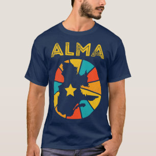 Camiseta Alma Quebec Canada Vintage angustiou Souvenir 1