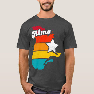 Camiseta Alma Quebec Canada Vintage angustiou Souvenir 2