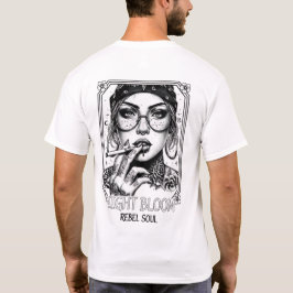 Camiseta Alma Rebelde Flor Noturna