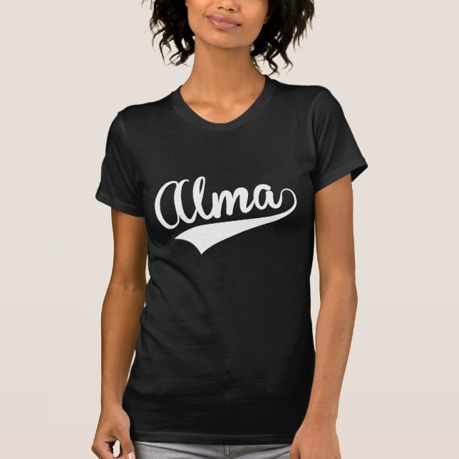 Camiseta Alma, retro, (Frente)