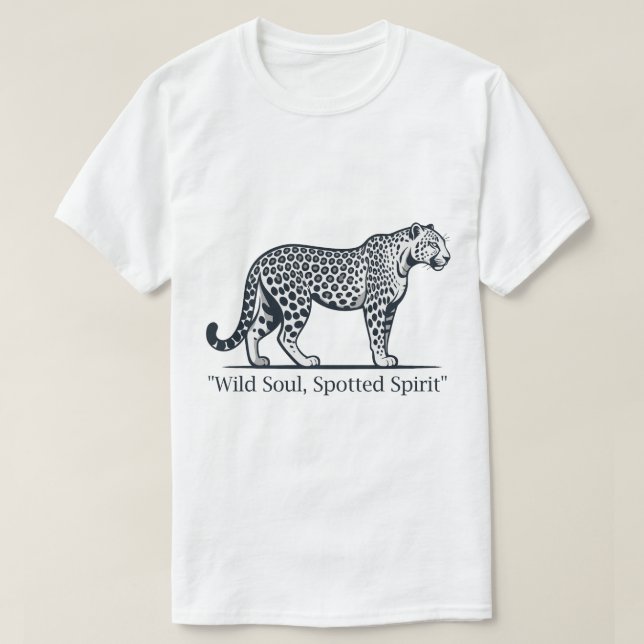 Camiseta Alma Selvagem, Espírito Manchado (Frente do Design)