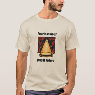 Camiseta Alma sem coração Brilhante Futuro Corajoso Otimism