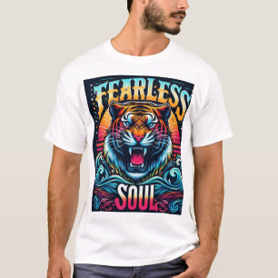 Camiseta Alma sem rosto - Trabalho de arte de Tigre Vibrant