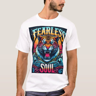 Camiseta Alma sem rosto - Trabalho de arte de Tigre Vibrant