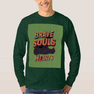 Camiseta "Almas Corações Unidos."