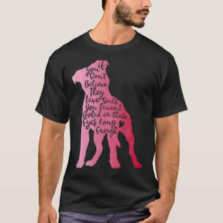 Camiseta Almas Pitbull Adotam Não Compram Salvamento Queima