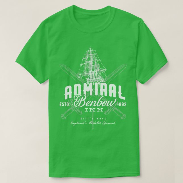 Camiseta Almirante Benbow Inn (Frente do Design)
