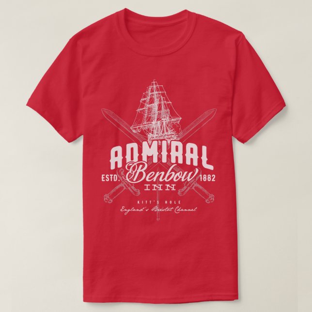 Camiseta Almirante Benbow Inn TShirt (Frente do Design)