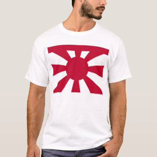 Camiseta Almirante vice padrão marinho japonês imperial,