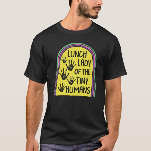 Camiseta Almoçadora Do Pequeno Cão De Nutrição Humana (Frente)