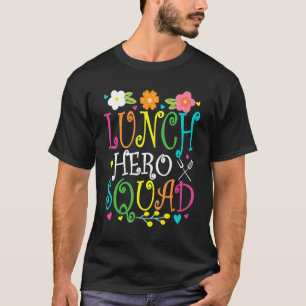 Camiseta Almoço de Almoço na Escola, Quadrinhos de Hero Alm