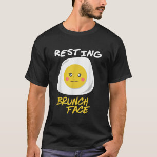 Camiseta Almoço De Café Da Manhã Engraçado De Branca De Ovo
