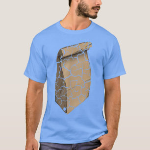 Camiseta Almoço de espuma do Cozinhar do comida afunilado