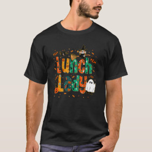 Camiseta Almoço de Halloween Lady Cafeteria Spooky Lunch La