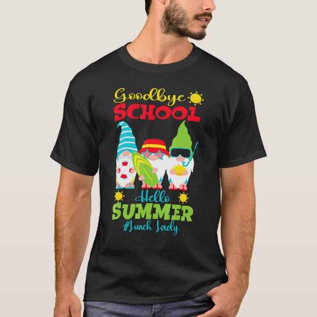 Camiseta Almoço Lady Goodbye School Hello Summer Vacation G (Frente)