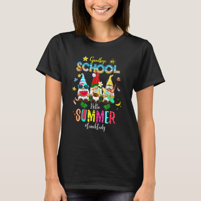 Camiseta Almoço Lady Goodbye School Hello Summer Vacation G (Frente)