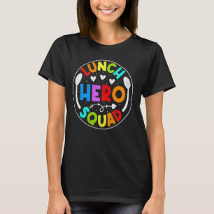 Camiseta Almoço Meninas Hero Squad Engraçado Cafeteria Gif