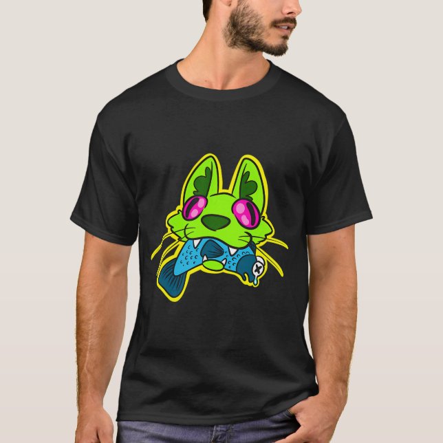 Camiseta Almoço Neon (Frente)