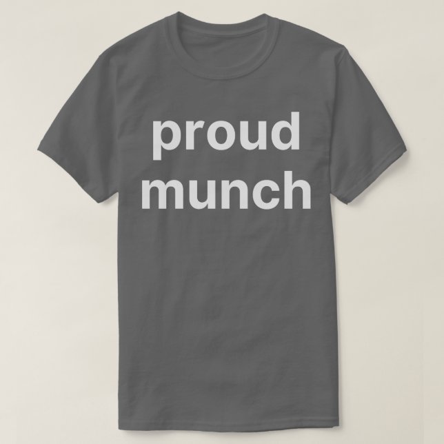 Camiseta almoço orgulhoso (Frente do Design)