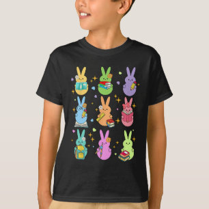 Camiseta Almofada de Ovo de Felz pascoa Coelhinho da Páscoa