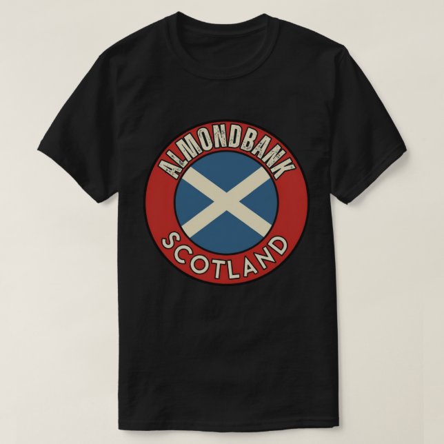 Camiseta Almondbank, Escócia (Frente do Design)