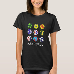 Camiseta Almôndegas legal Coloridas de Andebol para Criança