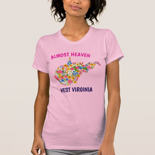 Camiseta Almost Heaven West Virginia T (Frente)