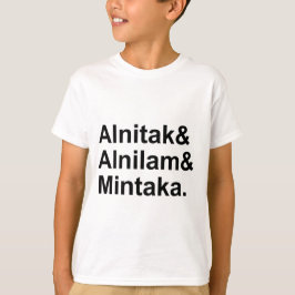Camiseta Alnitak Alnilam Mintaka | 3 Estrelas do Cinturão d