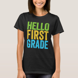 Camiseta Alô, 1ª Série Engraçado, 1 rua De Volta À Escola
