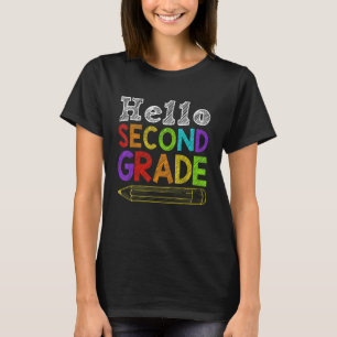 Camiseta Alô, 2º ano de segundo do time, de volta à escola