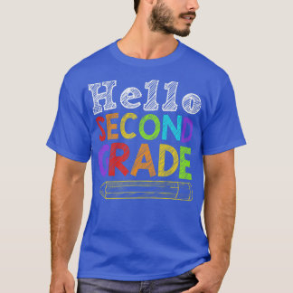 Camiseta Alô, 2º ano de segundo do time, de volta à escola 